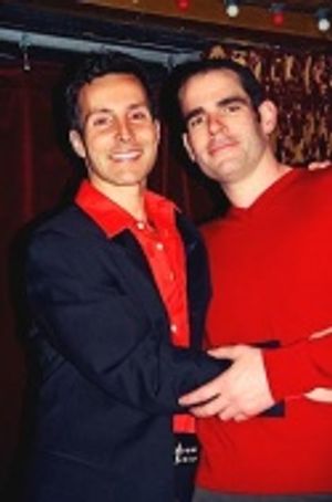 Comedians Rick Trabucco and Eddie Sarfaty  Photo