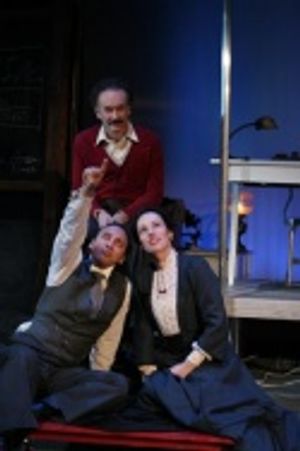 Aasif Mandvi, Shawn Elliott and Melissa Friedman Photo