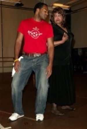 Felicia P. Fields (Sophia) and Brandon Victor Dixon (Harpo)  Photo