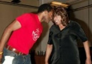 Felicia P. Fields (Sophia) and Brandon Victor Dixon (Harpo)  Photo