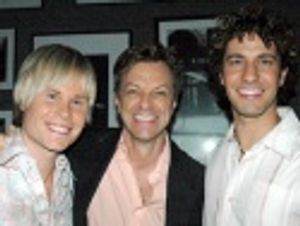 Jim Caruso with Jason and deMarco Photo