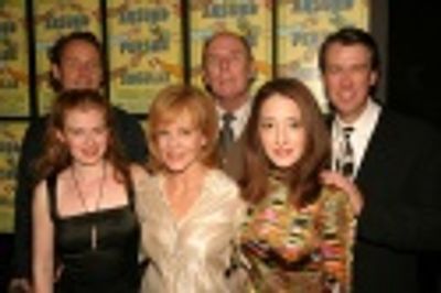 Mireille Enos, Sam Robards, Deborah Rush, Paxton Whitehead, Clea Lewis, and Alan Ruck Photo