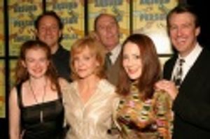 Mireille Enos, Sam Robards, Deborah Rush, Paxton Whitehead, Clea Lewis, and Alan Ruck Photo