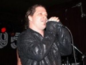 Wicked's Walter O'Neil, a vet of the L.A. rock scene, joyously hopped around the stag Photo