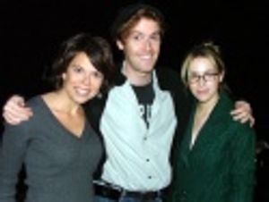 Jill Abramovitz, Larry O'Keefe and Sara Chase before the show Photo