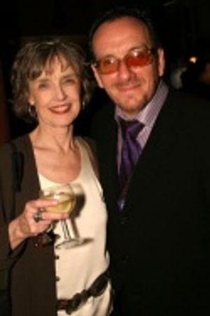 Cy O'Neal and Elvis Costello Photo