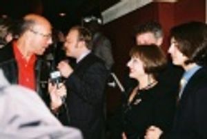 Richie Ridge (Broadway Beat) interviewing Patti LuPone Photo
