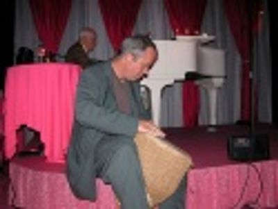 Galt was accompanied by his son as well

 Photo