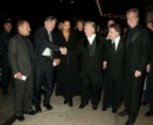 Joe Pesci, Robert DeNiro, Grace Hightower, Tommy DeVito, Frankie Valli and Bob Gaudio Photo