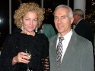 Amy Irving with Press Agent Tony Origlio Photo