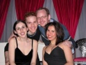 
The group poses with producer Jamie McGonnigal who along with producing is directin Photo