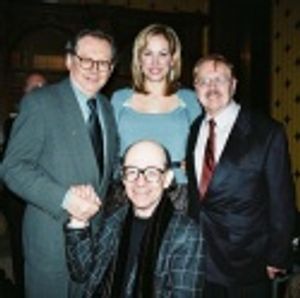 Ettore Strata, record producer, BY MYSELF, Linda Eder, Byron Olsen and seated John Me Photo