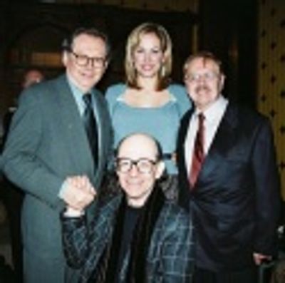 Ettore Strata, record producer, BY MYSELF, Linda Eder, Byron Olsen and seated John Me Photo