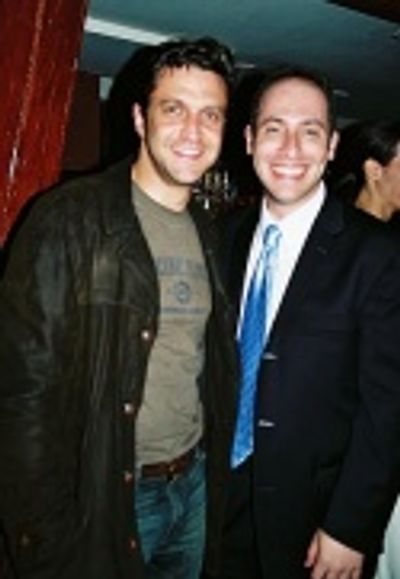 Raul Esparza and Jeremy Katz (William Morris Agency) Photo