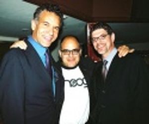 Brian Stokes Mitchell, David Yazbek and Jack Tantleff Photo