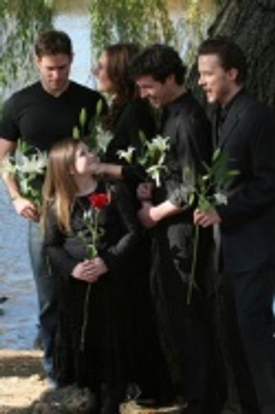 Steven Pasquale, Laura Benanti, Max von Essen, Will Chase and Jaclyn Neidenthal Photo