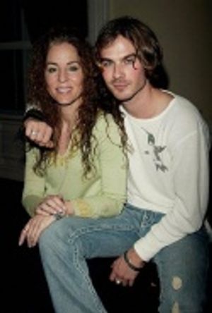 Dede Harris (Producer) and Ian Somerhalder Photo