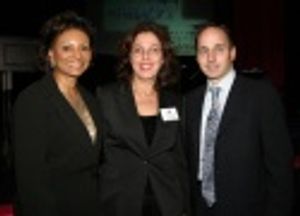 Honoree Leslie Uggams, Amas Musical Theatre Artistic Director Donna Trinkoff and Yank Photo