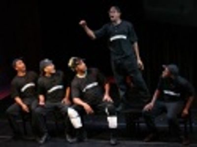 Eris Anthony (standing, as Rocky) thought about "The Game" Photo