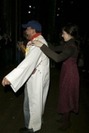 J.C. with Elena Shaddow (Gypsy winner for The Woman in White)  Photo