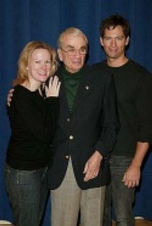 Kathleen Marshall, Richard Adler and Harry Connick, Jr. Photo