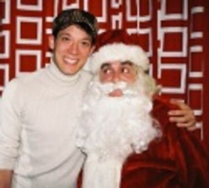 John Tartaglia and Santa (Bill Weeden) Photo