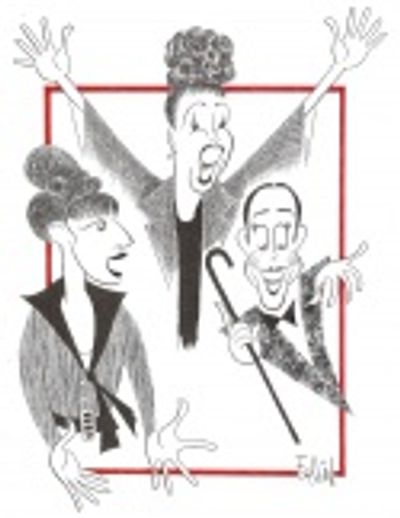 Barbra Streisand in FUNNY GIRL, Ethel Merman in GYPSY, and Joel Grey in CABARET Photo