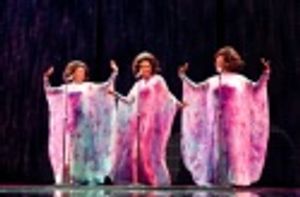 Adrienne Warren as Lorrell, Syesha Mercado as Deena, and Margaret Hoffman as Michelle Photo