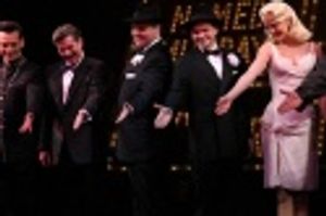 Brad Musgrove, Gary Beach, John Treacy Egan, Hunter Foster, and Angie Schworer Photo