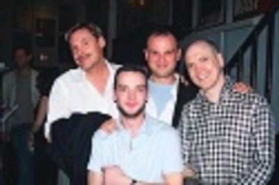 Eric Meyers, Euan, Carl Andress (Director - "Shanghai Moon") and Charles Photo