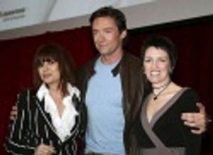 Hugh Jackman, Chrissy Amplett and Angela Toohey Photo