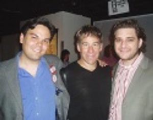 Jeff and Robert with fellow nominee Stephen Schwartz (Wicked) Photo