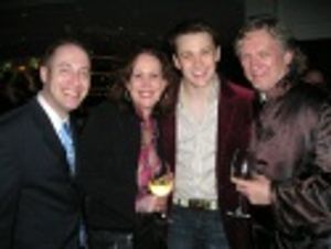 William Morris Agent Jeremy Katz, Meg Mortimer Michael Arden, and Friend Photo