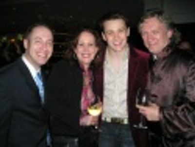 William Morris Agent Jeremy Katz, Meg Mortimer Michael Arden, and Friend Photo