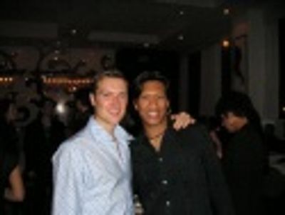 Cast members Sean Stewart and Albert Guerzon Photo