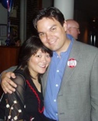 with Avenue Q star Ann Harada
 Photo