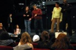 Madeleine Kelly (Dance Captain), Alex Sanchez, Allyson Tucker, and Lloyd Culbreath Photo