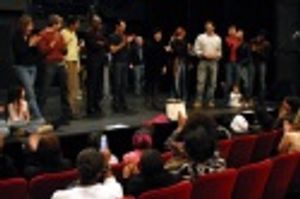 Madeleine Kelly (Dance Captain), Alex Sanchez, Allyson Tucker, and Lloyd Culbreath Photo