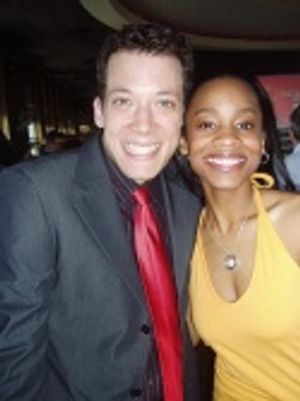 Best Nominee John Tartaglia (Avenue Q) and 
Best Featured Nominee Anika Noni Rose (C Photo