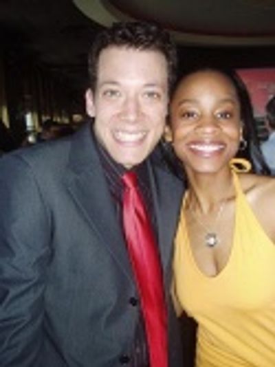 Best Nominee John Tartaglia (Avenue Q) and 
Best Featured Nominee Anika Noni Rose (C Photo