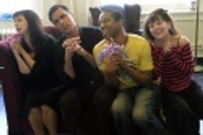 Natascia Diaz, Robert Cuccioli, Rodney Hicks, and Gay Marshall Photo