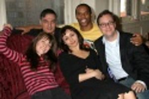 Director, Gordon Greenberg with the cast Photo