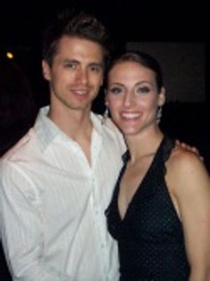 LJ Jellison with fiancÃ©e Erin (Rockettes)
 Photo