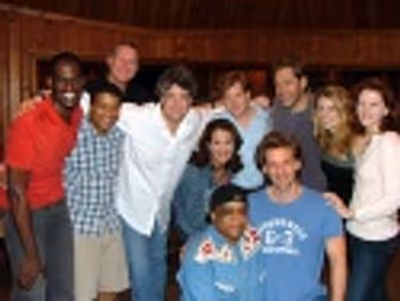 The fantastic cast of Irish Repertory's Finian's Rainbow
at Avatar Studios take a br Photo