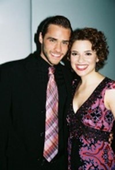 Josh Strickland and Jenn Gambatese Photo