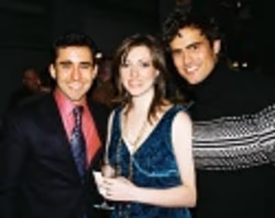 John Lloyd Young, Pamela Bob and David Burnham Photo