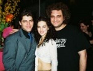 Deven May, Sherrie Austin and NYMF Co-host Jeff Marx ("Avenue Q" co-writer) Photo