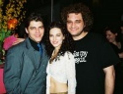 Deven May, Sherrie Austin and NYMF Co-host Jeff Marx ("Avenue Q" co-writer) Photo