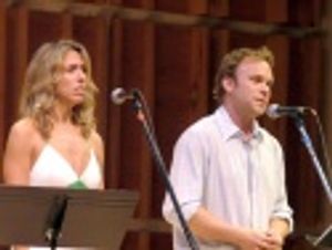 Amanda Green and Norbert Leo Butz sing a very funny selection
from "High Fidelity" Photo