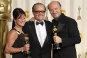 Cathy Schulman, Jack Nicholson and Paul Haggis Photo
